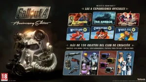 Fallout 4: Anniversary Edition, más de 150 Creations y todo el contenido DLC
