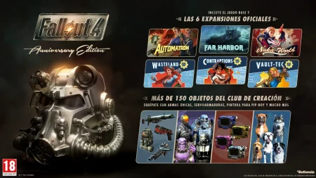 Fallout 4: Anniversary Edition, más de 150 Creations y todo el contenido DLC Fallout 4: Anniversary Edition, más de 150 Creations y todo el contenido DLC