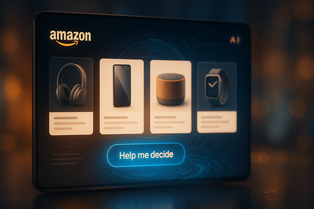 Amazon presenta “Help me decide”: su nueva IA que elige por ti lo que vas a comprar