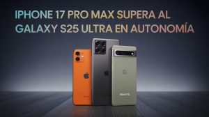 El iPhone 17 Pro Max supera al Galaxy S25 Ultra en autonomía: el Pixel 10 Pro XL vuelve a quedar atrás