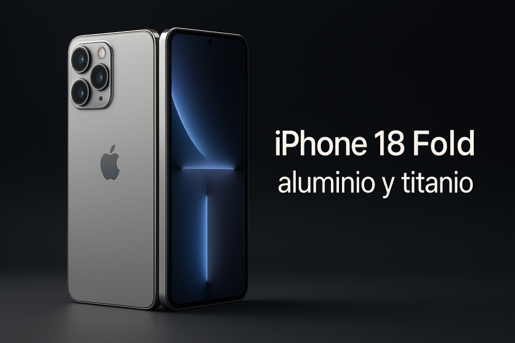 El iPhone 18 Fold apostará por aluminio y titanio: el futuro plegable de Apple quiere ser ligero, fuerte y elegante