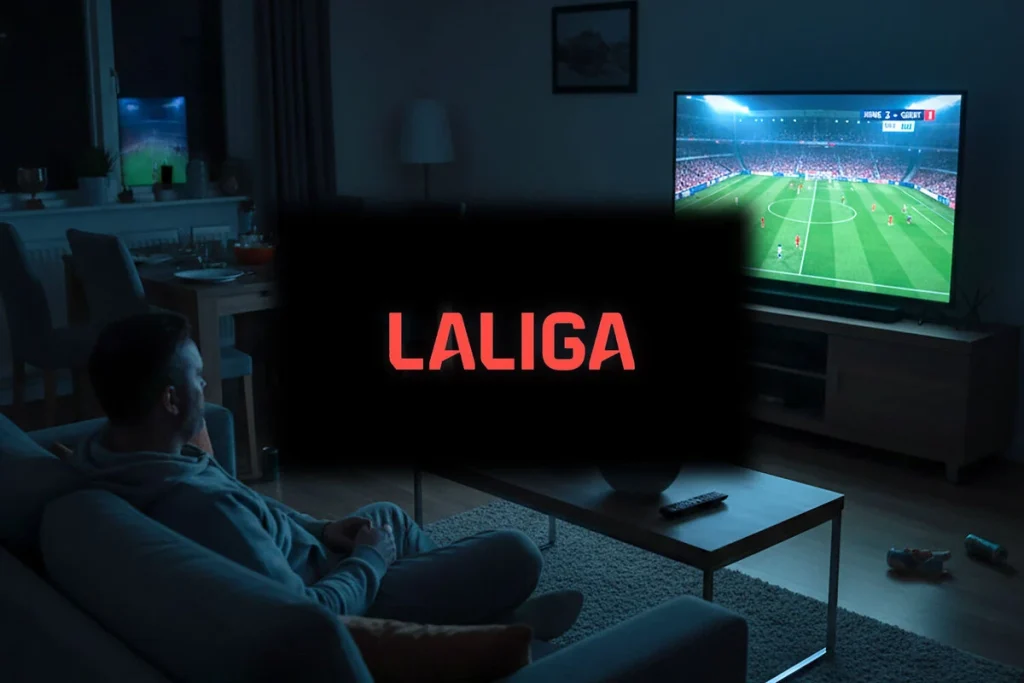 LaLiga vuelve a la carga con burofaxes de 450 € por ver fútbol ilegal