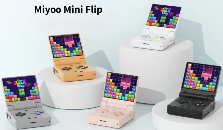 Miyoo Mini Flip: la nueva consola tipo clamshell llegará en cinco colores