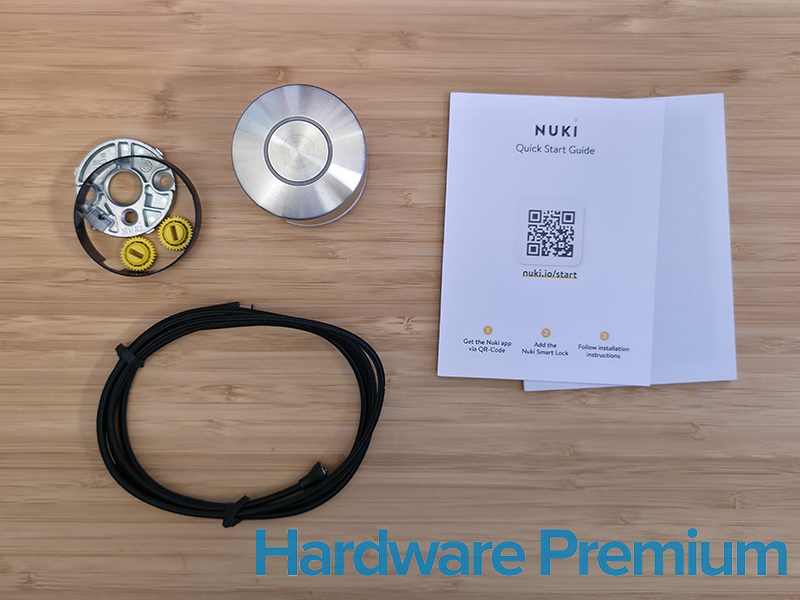 Accesorios incluidos en el Nuki Smart Lock Ultra