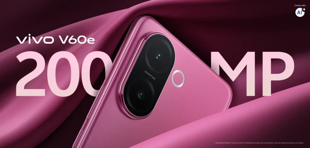 Vivo V60e: el gama media con cámara de 200 MP y batería de 6.500 mAh Vivo V60e: el gama media con cámara de 200 MP y batería de 6.500 mAh