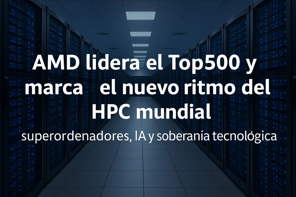 AMD lidera el Top500 y marca el nuevo ritmo del HPC mundial: superordenadores, IA y soberanía tecnológica