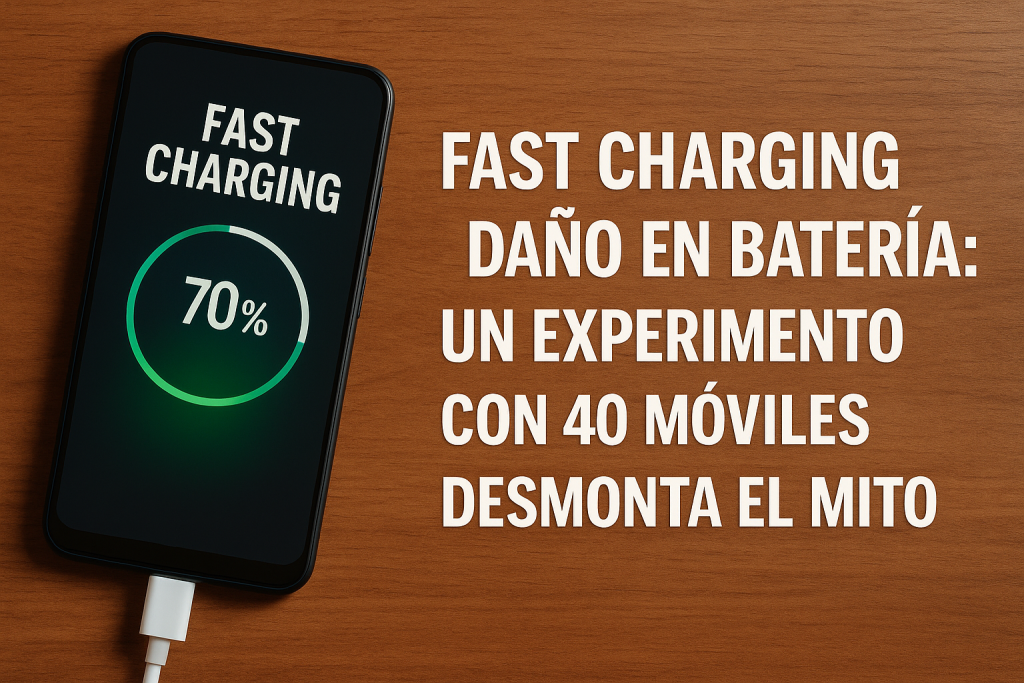 Carga rápida y el daño en batería: un experimento con 40 móviles desmonta el mito Carga rápida y el daño en batería: un experimento con 40 móviles desmonta el mito