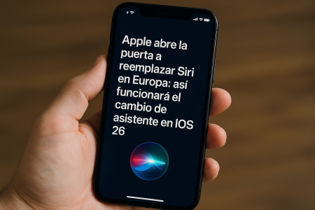 Apple abre la puerta a reemplazar Siri en Europa: así funcionará el cambio de asistente en iOS 26 Apple abre la puerta a reemplazar Siri en Europa: así funcionará el cambio de asistente en iOS 26