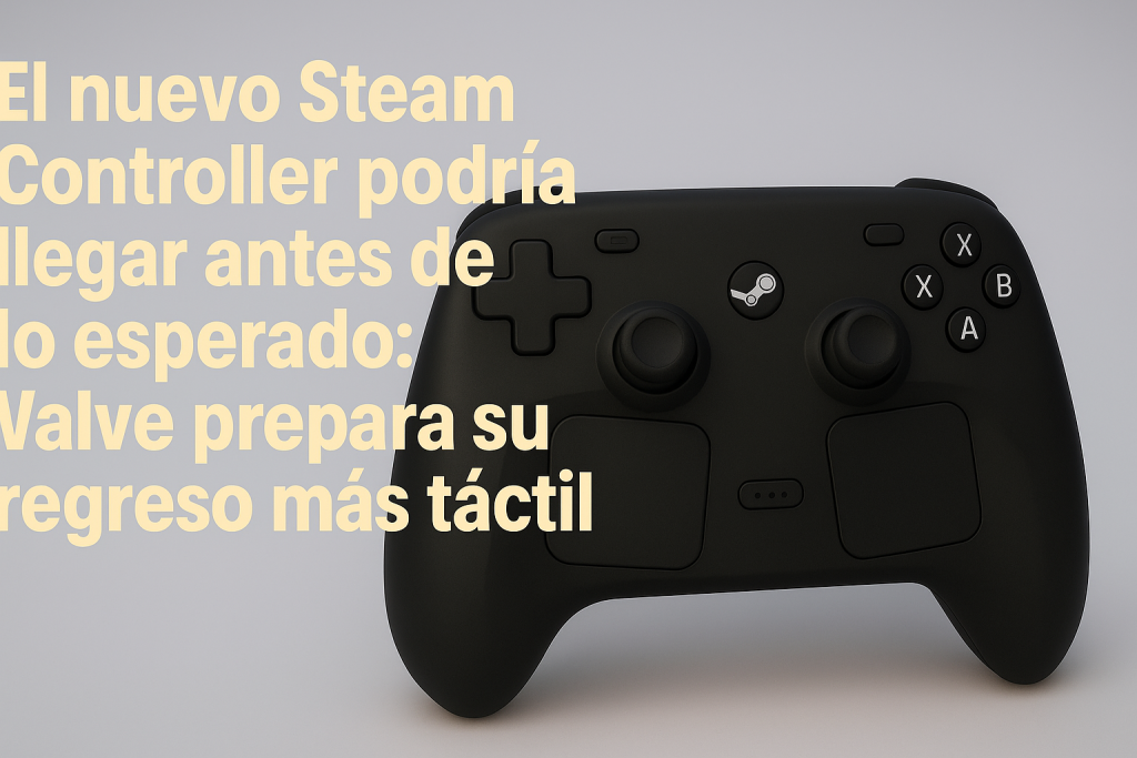 El nuevo Steam Controller podría llegar antes de lo esperado: Valve prepara su regreso más táctil