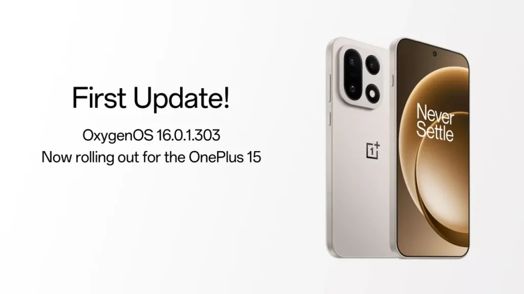 OnePlus 15 recibe su primera gran actualización de OxygenOS: más velocidad, nuevas funciones y una red más inteligente OnePlus 15 recibe su primera gran actualización de OxygenOS: más velocidad, nuevas funciones y una red más inteligente