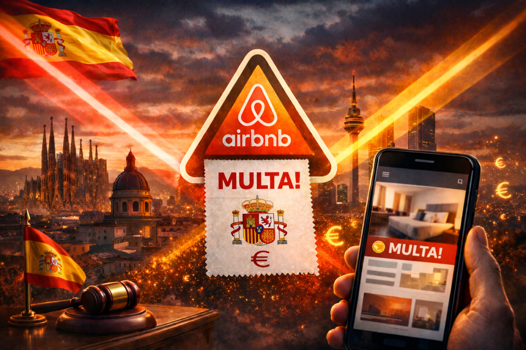 España impone una multa histórica a Airbnb. 64 millones por permitir miles de pisos turísticos ilegales