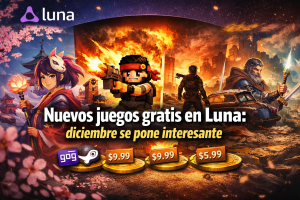 Amazon amplía su sorteo de juegos de diciembre con cuatro nuevos títulos gratis en Luna