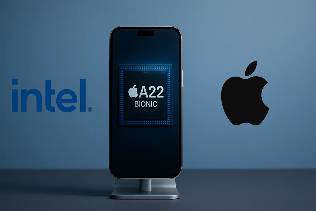 Apple tantea fabricar parte del chip A22 en Intel 14A Apple tantea fabricar parte del chip A22 en Intel 14A