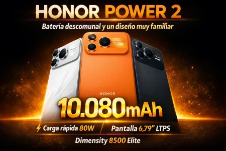 Honor Power 2: revelado con batería gigante de 10.080 mAh y un diseño que recuerda al iPhone