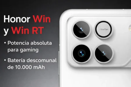 El Honor Win ya es oficial: batería de 10.000 mAh y pantalla OLED a 185 Hz