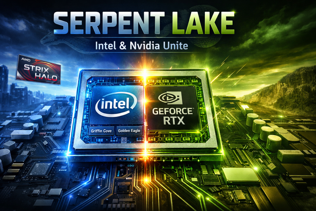 Intel y Nvidia preparan Serpent Lake: el rival directo de Strix Halo con iGPU GeForce RTX integrada