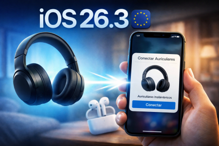 iOS 26.3 abre el emparejamiento tipo AirPods a auriculares de terceros en el iPhone