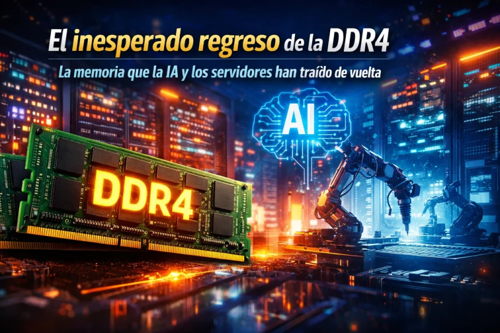 El inesperado regreso de la DDR4: la memoria casi difunta vuelve por interés