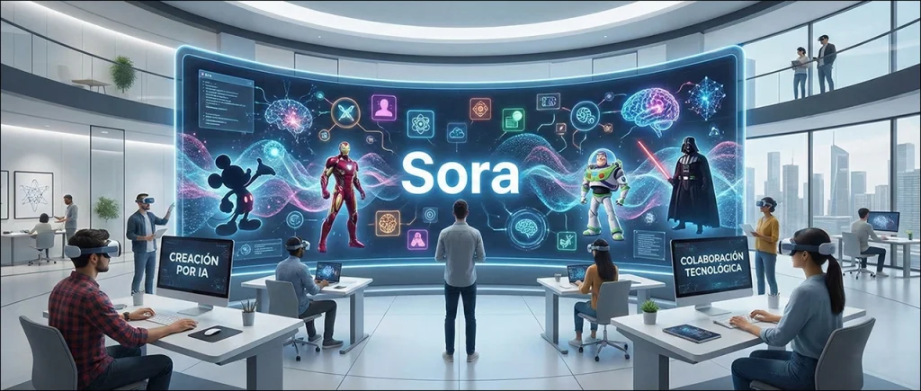 Disney firma un acuerdo histórico con OpenAI. Sora podrá generar vídeos con personajes de Marvel, Pixar, Star Wars y clásicos del estudio