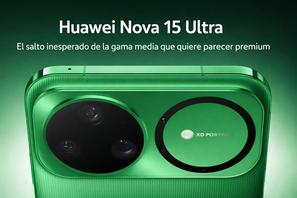 Huawei Nova 15 Ultra: el salto de la gama media que quiere parecer premium