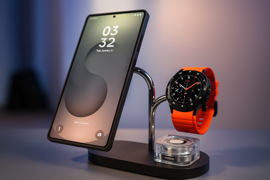 Filtrado el nuevo cargador Qi2 de Samsung: 25W magnéticos y diseñado para el Galaxy S26