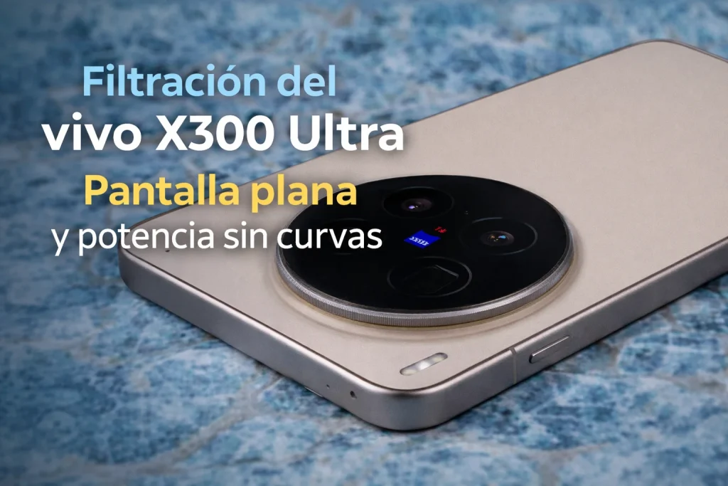 Vivo X300 Ultra: nueva filtración adelanta un cambio de diseño con pantalla plana Vivo X300 Ultra: nueva filtración adelanta un cambio de diseño con pantalla plana
