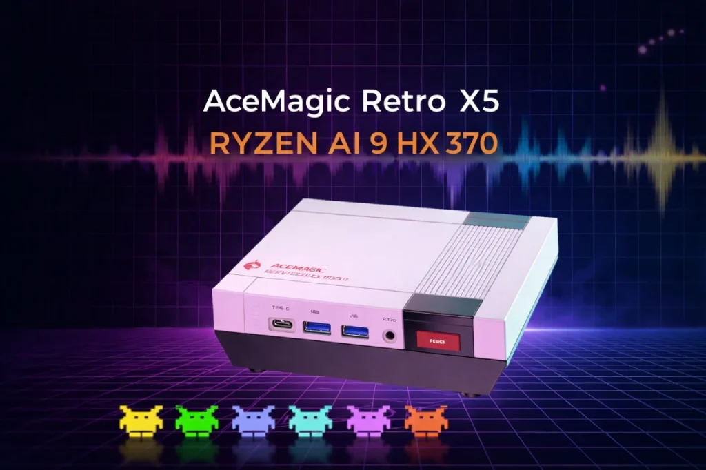 Acemagic Retro X5: mini PC que parece una NES pero esconde un Ryzen 9