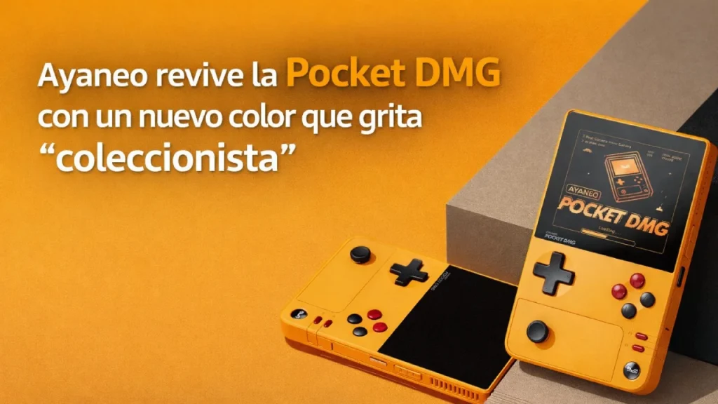 Ayaneo revive la Pocket DMG con un nuevo color que grita “coleccionista”