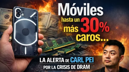 Los móviles se preparan para empeorar o subir hasta un 30% de precio: el aviso de Carl Pei por la crisis de memoria