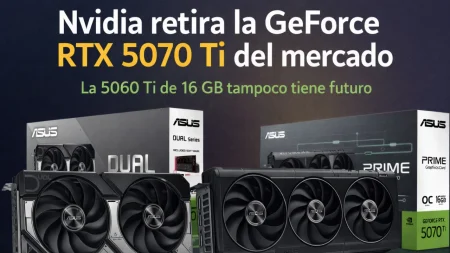 Nvidia retira la GeForce RTX 5070 Ti del mercado, en breve sucederá lo mismo con la RTX 5060 Ti de 16 GB