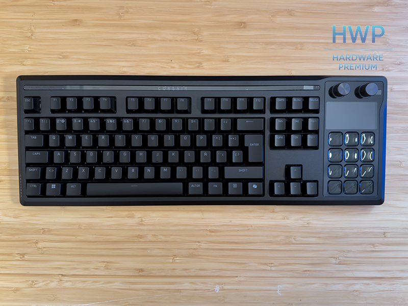 Vista superior del Corsair Galleon 100 SD