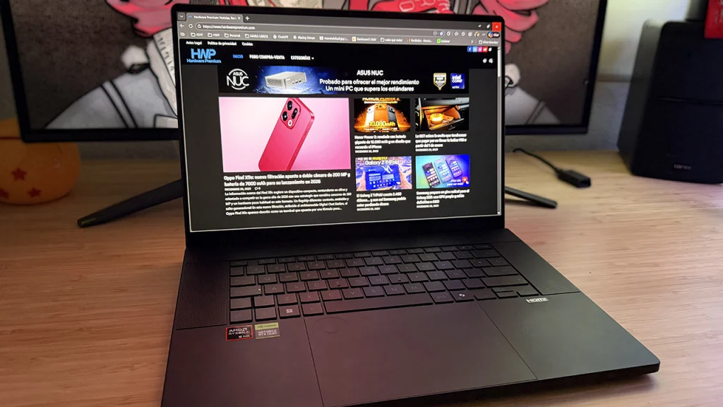 ASUS ProArt P16 H7606WX: el portátil creativo definitivo con RTX 5090 y la mejor pantalla OLED que hemos probado