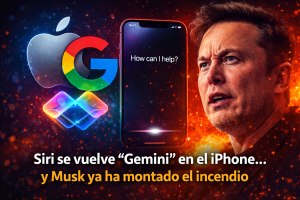 Apple y Google unen fuerzas para una Siri con Gemini y Musk lo ve como una amenaza