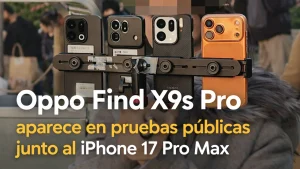 El Oppo Find X9s Pro aparece con doble cámara de 200 MP junto a un iPhone 17 Pro Max