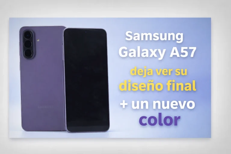 Samsung Galaxy A57 deja ver su diseño final y estrena un nuevo color