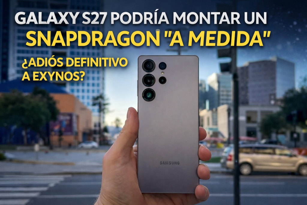Samsung podría romper con Exynos en el Galaxy S27 apostando por un Snapdragon “a medida”