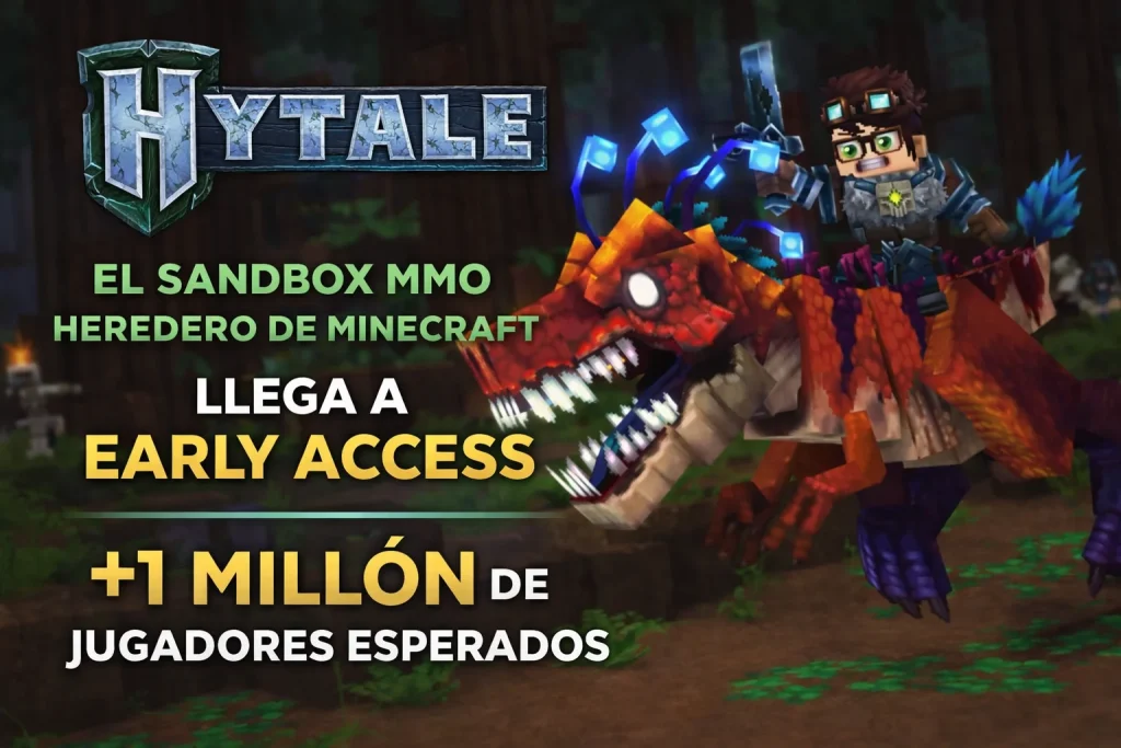 Hytale por fin despierta: el sandbox MMO heredero de Minecraft llega a Early Access con más de un millón de jugadores en el horizonte Hytale por fin despierta: el sandbox MMO heredero de Minecraft llega a Early Access con más de un millón de jugadores en el horizonte