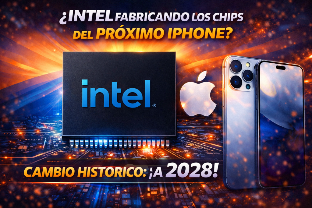 Apple mira a Intel para sus futuros chips: el iPhone podría cambiar de fábrica en 2028