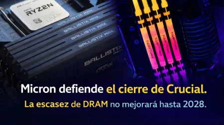 Micron defiende el cierre de Crucial: el consumidor no desaparece, pero la memoria tardará en llegar