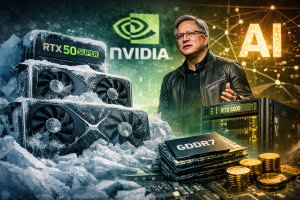 Las RTX 50 Super se enfrían: Nvidia congela la serie mientras la IA devora la memoria