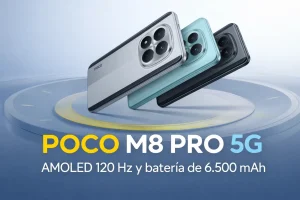 Poco M8 Pro 5G ya es oficial: llega con batería de 6.500 mAh y AMOLED 120 Hz