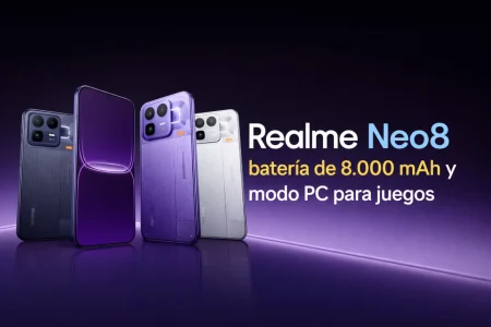 El Realme Neo8 ya es oficial en China: 8.000 mAh de batería y un modo PC que quiere rivalizar con las portátiles