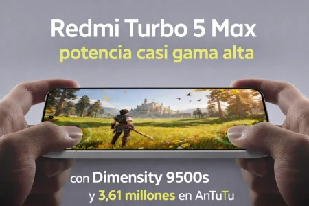 Nuevo teaser muestra que el Redmi Turbo 5 Max se acerca peligrosamente a la gama alta