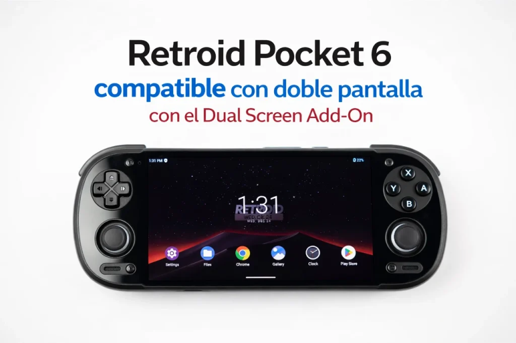 La Retroid Pocket 6 se prepara para jugar a dos pantallas… incluso mejor de lo esperado