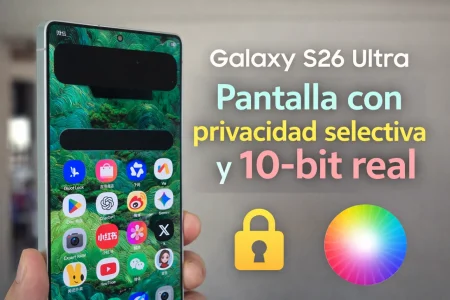 El Galaxy S26 Ultra revela privacidad selectiva y color de nueva generación