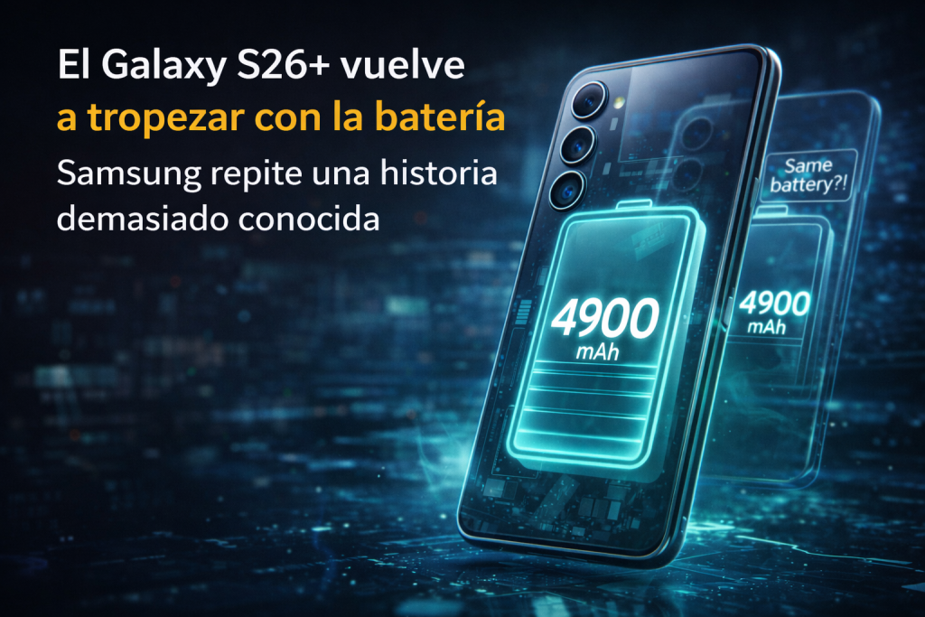 El Galaxy S26+ vuelve a tropezar con la batería: Samsung repite una historia demasiado conocida