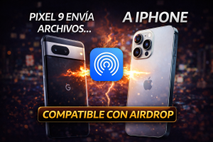 Pixel 9 ya puede enviar archivos a iPhone: Google rompe la barrera de AirDrop