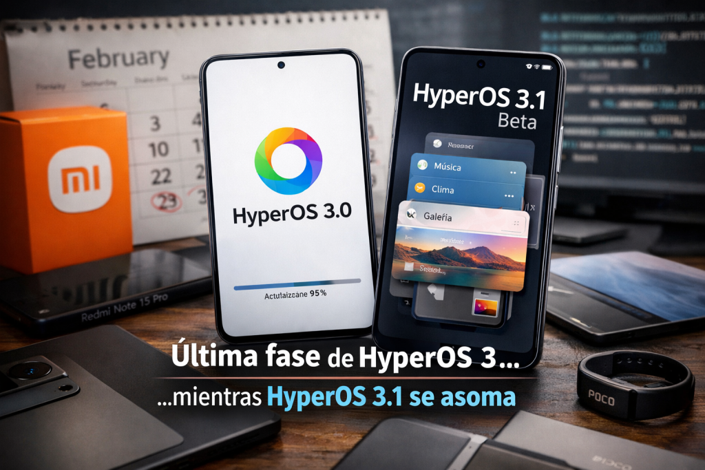 Xiaomi encara el tramo final de HyperOS 3 mientras la versión 3.1 ya asoma