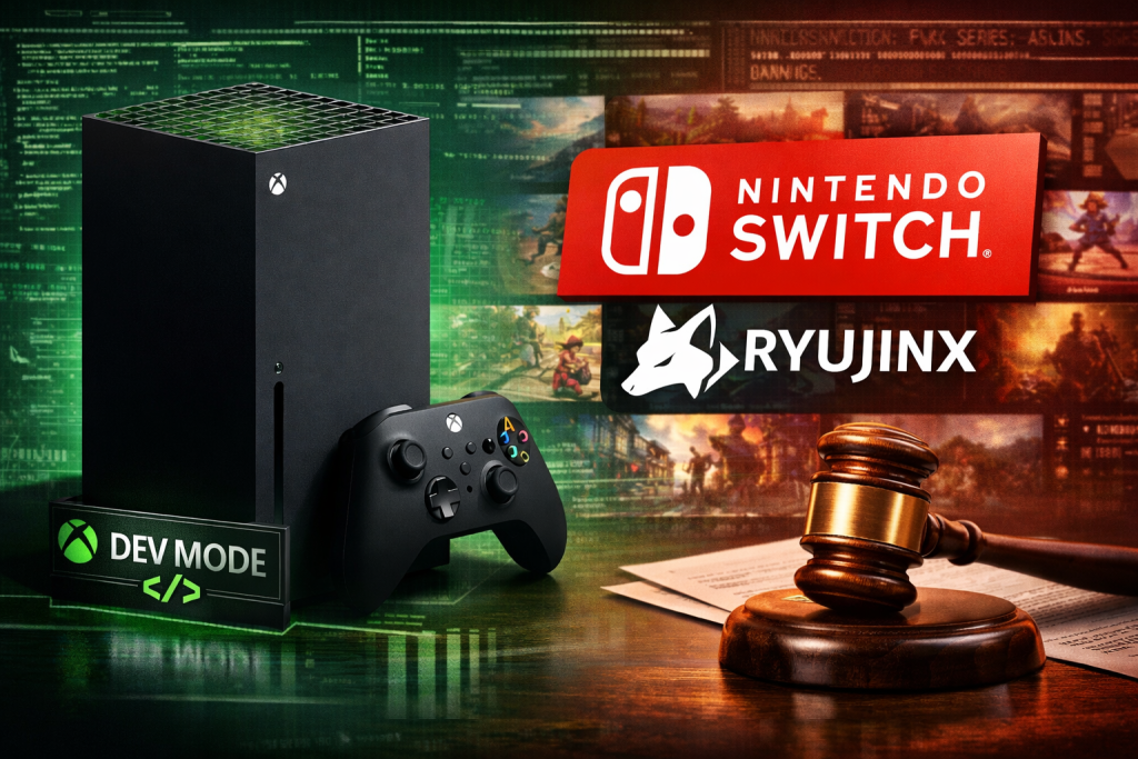 La emulación de Nintendo Switch con Ryujinx se asoma a Xbox Series X|S y reabre un frente delicado