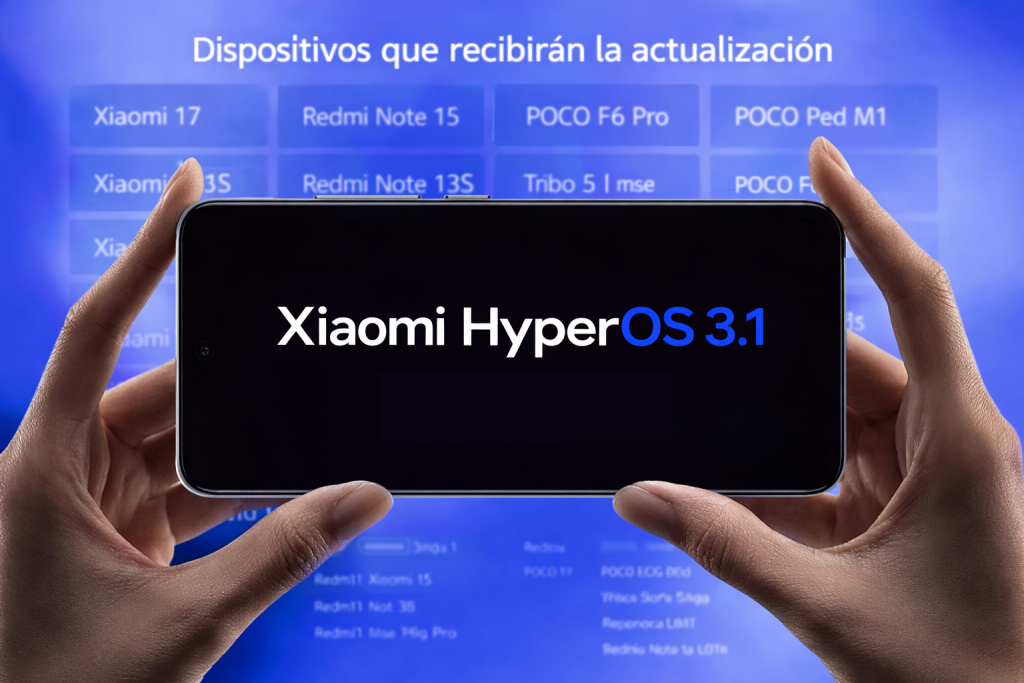 HyperOS 3.1: estos son los móviles Xiaomi, Redmi y POCO que recibirán la actualización